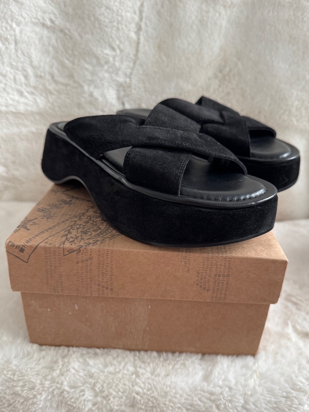FREE PEOPLE ASBURY FLATFORM SANDAL SIZE 6 1/2 - Picture 4 of 11